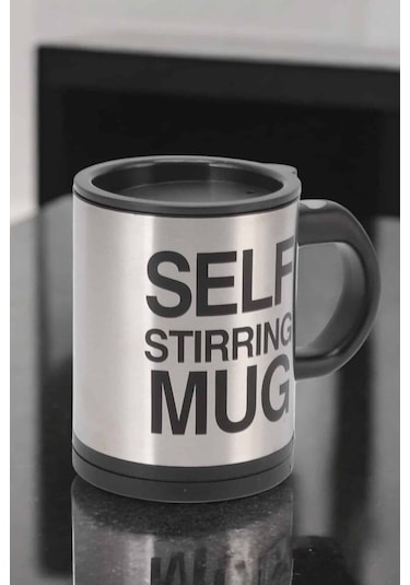 Northcity Self Stirring Mug Kupa - Karıştırıcı Özellikli Paslanmaz Çelik Termos