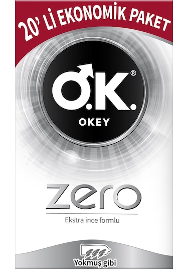 Okey Zero Prezervatif 20'li