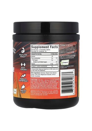 Muscletech Limited Edition Creatine Chews Boogieman Punch 90 Chewable Tablets Aromalı
