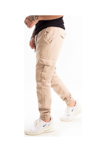 Deepsea Taş Paça-Bel Lastikli Erkek Kargo Pantolon Taş (432761499) Taş Deepsea Taş Paça-Bel Lastikli Erkek Kargo Pantolon Taş (432761499) Taş