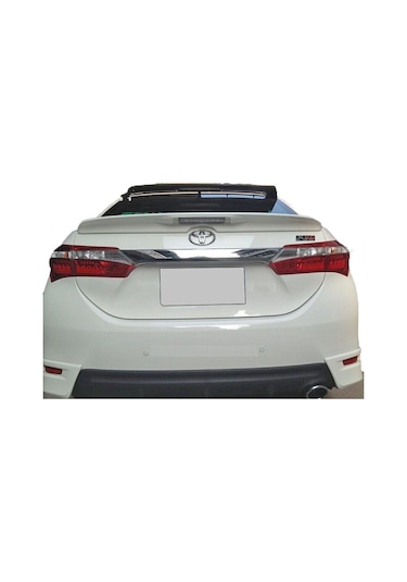 Toyota Corolla 2014+ Uyumlu Yedek Parça Işıklı Spoiler Plastik