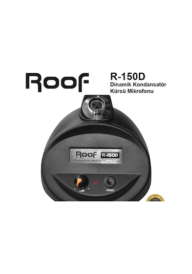 Roof R-150d Dinamik Kondansatör Kürsü Mikrofonu