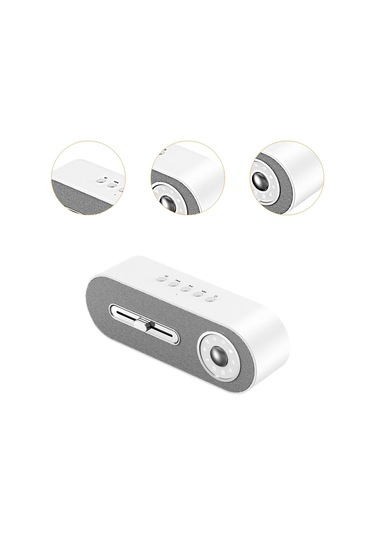 Suntek Bt Hoparlör Pratik Müzik Kutusu 9 Doğal Sesler Ev Beyaz