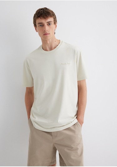Mavi Kum Erkek T-shirt M0612733-70134 Kum