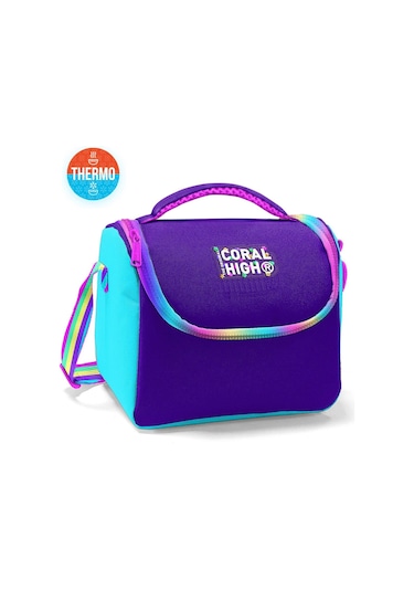 Coral High Kids Mor Rainbow Fermuarlı Thermo Beslenme Çantası 11872