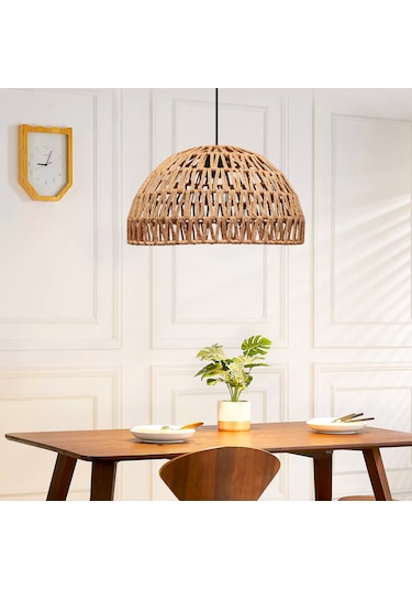 Homing Karon El Yapımı Natural Sarkıt Avize Sl016 Bej