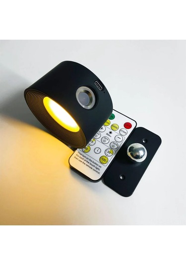 Up&down Led Duvar Apliği, Pil İle Çalışan Duvara Monte Lambalar, Rgb Ortam Işıkları, 4 Renk Sıcaklığı, Kısılabilir, Çıkarılabilir Şarj, Dokunmatik & Uzaktan Kumanda, Okuma Işığı Yanında Diğer