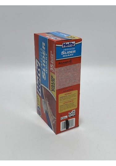 Hefty Tekrar Kullanılabilir Buzdolabı Poşeti 35 Adet 20.3 x 5 x 14.4 CM