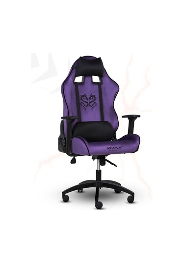 Rio Balerion Terletmez Kadife Kumaş Mor Gaming Oyuncu Koltuğu -9 Mor