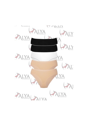 Alya Underwear Kadın Külot, Lyocell Kumaş Külot, Ter Emici Rahat Ve Dayanıklı Kadın İç Çamaşırı, Liyosel Slip Çok Renkli P02