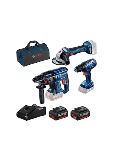 Bosch GBH 180 + GSR 180 + GWS 180 Set 3'lü - 0615990M8Y