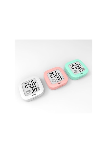 Beyaz Mini Lcd Dijital Termometre Higrometre Kapalı Oda Elektronik Sıcaklık Nem Ölçer Sensörü Ölçer Hava İstasyonu Ev İçin