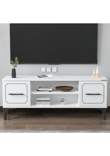 Garaj Home Raflı Tv Sehbası Lazer Çok Renkli