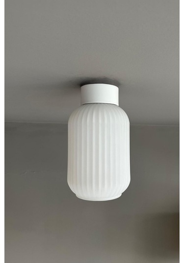 Wingmn Beyaz Plafonyer Avize İç Mekan Aydınlatma Dekoratif Mutfak Hol Cafe Ofis Beyaz