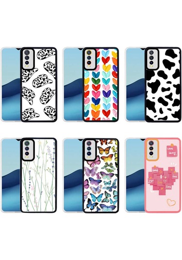 Khayra Vivo Y20s Kılıf M-fit Desenli Kapak - Butterfly No3 Butterfly No3