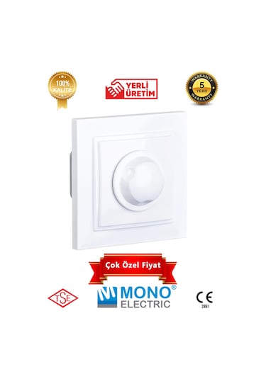 Beyaz Dimmer 800 W Mono Despina Çerçeve Dahil
