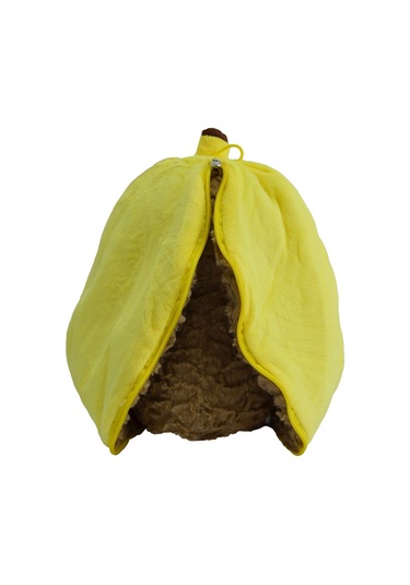 Peluş Maymun Hem Muz Hem Maymun 30 Cm Sarı