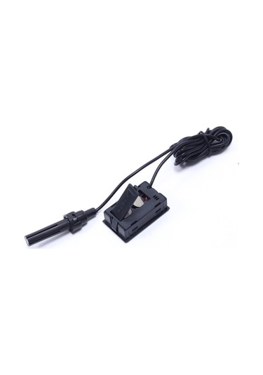 Folinda Dijital Sıcaklık Ve Nem Ölçer -10 C/+50 C Aralığı, 150cm Prob Kablolu, Net Lcd Ekranlı İzleme Aleti