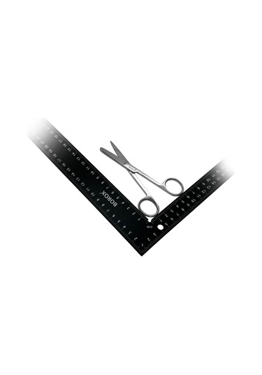 Borox Paslanmaz Çelik Pansuman Makası - Sivri-küt Uçlu Makas 13cm