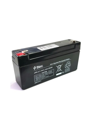 Ttec 6V 3.2A Bakımsız Kuru Akü