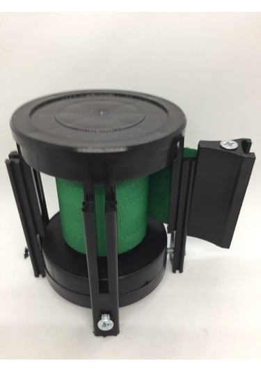 Şerit Bariyer Makarası 76 mm 3 Metre Şerit Uzunluğu Yeşil Şerit Yeşil