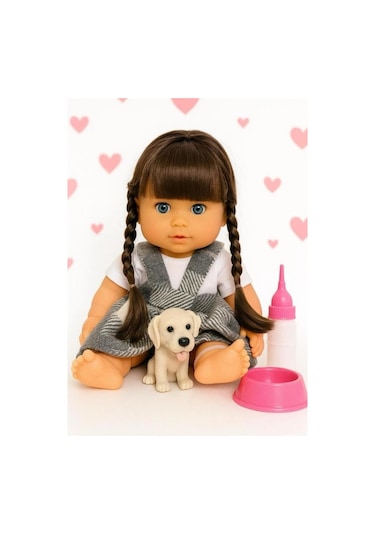 Saçları Örgülü Esmer Altını Islatan Masal Okuyan Melis Bebek