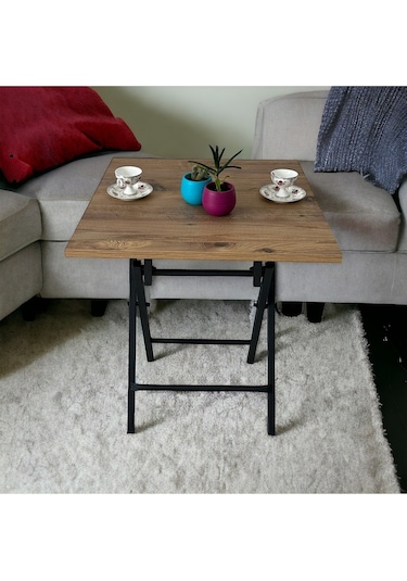 Modern Style Home Minderli Balkon Bahçe Mutfak Bistro Set Katlanır 4+1 Masa-sandalye Antrasit