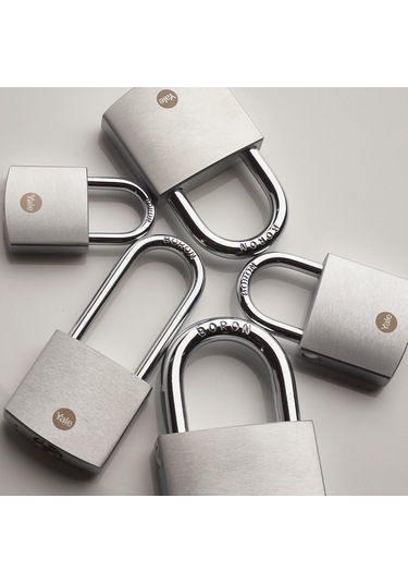 Yale Dmu Krom Kaplamalı Asma Kilit 40 Mm