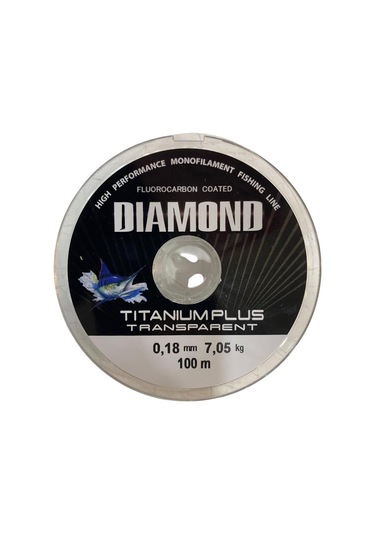 Bauer Diamond Titanium Plus 0.18 Mm 100 Mt Makara Misina - Renk: Füme 7,05 Kg