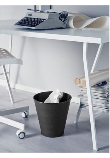 Plastik Çöp Kovası 28X28 Cm Çöp Kutusu 10 Litre Kova Banyo Mutfak