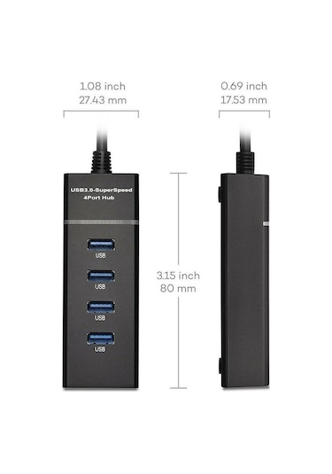 4 Port Usb 3.0 Çoğaltıcı Çoklayıcı Hub Adaptör Switch