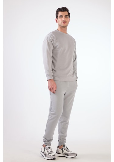 Dufy Gri Erkek Sweatshırt - Regular Fit Gri