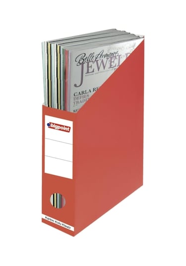 Bigpoint Karton Kutu Klasör Kırmızı