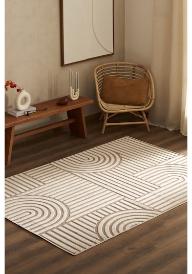 Kaşmir Halı 7/24 İskandinav Thor Bej 160x230 Cm 210.03.03.3726