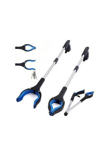 Chuangyinshop 1 Adet Ergonomik Metal Katlanır Kıskaç Pens 32 İnç Sarı Hafif Geniş Çeneli