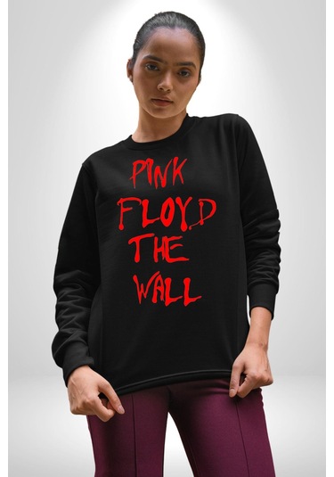 Pink Floyd The Wall Unisex Siyah Sweatshirt Siyah
