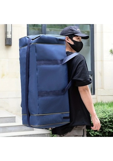 Sandwich Cordial Büyük Kapasiteli Siyah Valiz - Uzun Kısa Tırmanma Ve Ev Eşyası Çekme Çantası Siyah Siyah