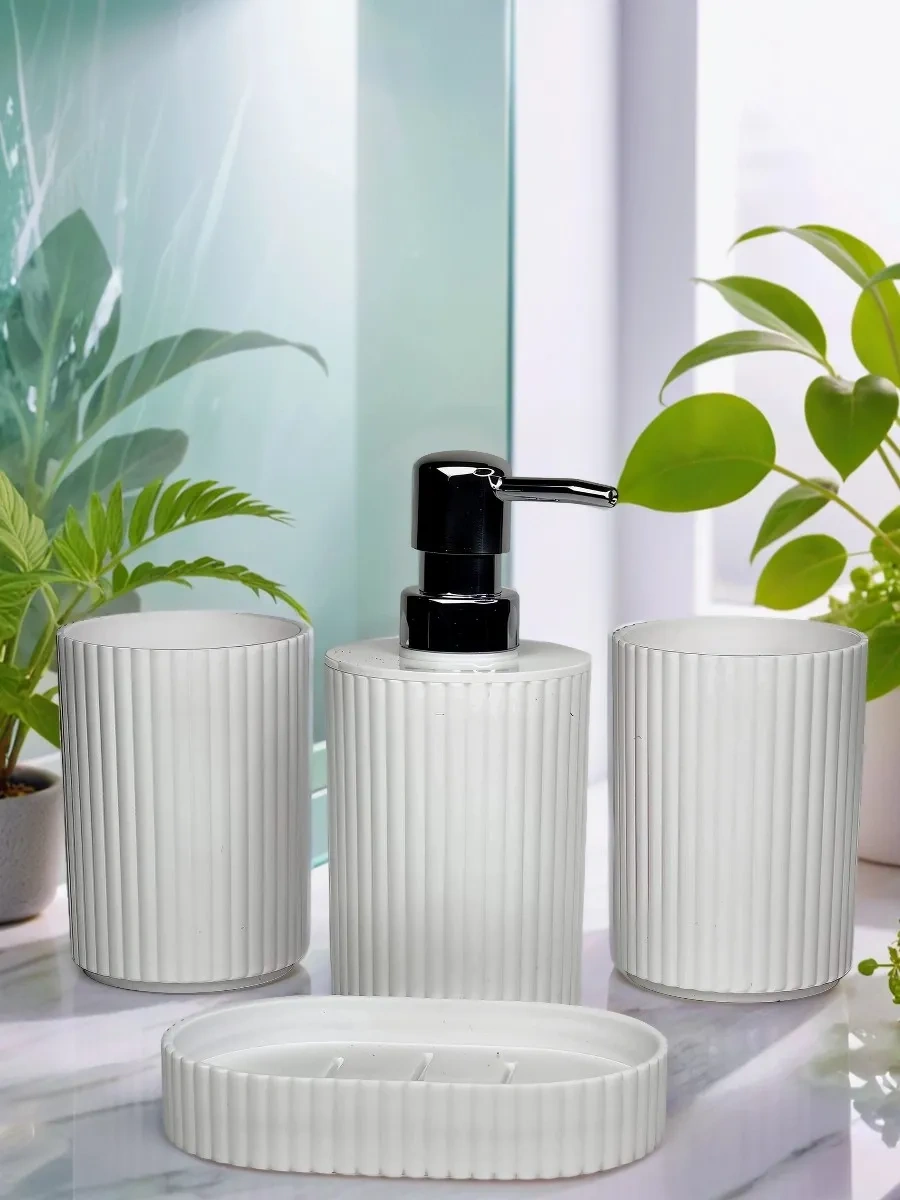 Conflate 4 Parçalı Banyo Seti 208673208 Beyaz