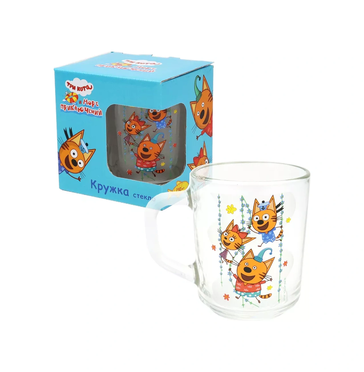 Nd Plej Fincan "üç Kedi" Karamel Korjık Çiçekler 230 Ml, Cam 182653057 Gri