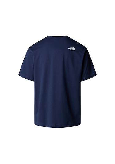 The North Face Mountain Logo Relaxed S/s Pocket Tee Erkek T-shirt-32344 Lacivert
