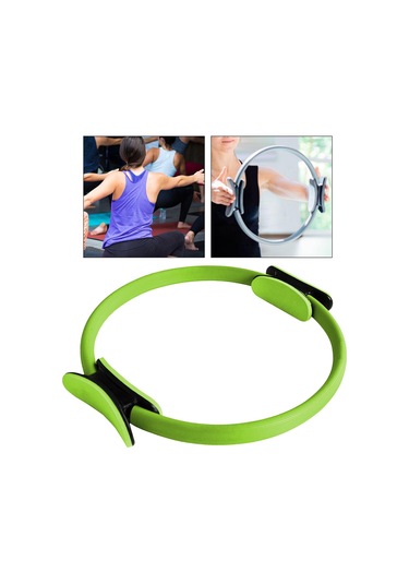 Suntek Pilates Ring Tonlama Uyluk Bacaklar Direnç Yoga Yeşil Yeşil
