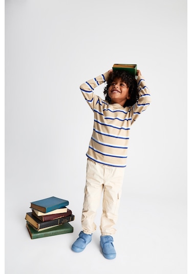 Vicco Color Rahat Kalıp Erkek Okul Öncesi Kot Panduf Mavi