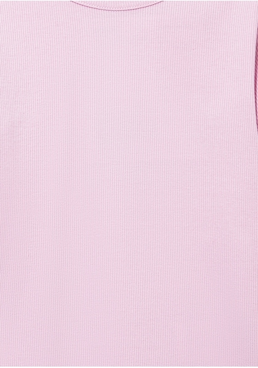 Mavi - Fitilli Pembe Basic Tişört 7610260-86953 Pembe