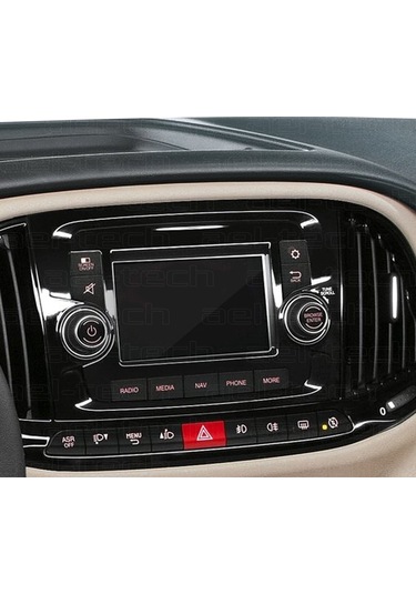 Fiat Doblo Uyumlu 5 İnç Navigasyon Temperli Cam Ekran Koruyucu