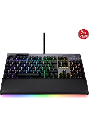 Asus ROG Strix Flare II Animate Aura Sync RGB NX Red Switch Kablolu Mekanik Oyuncu Klavyesi