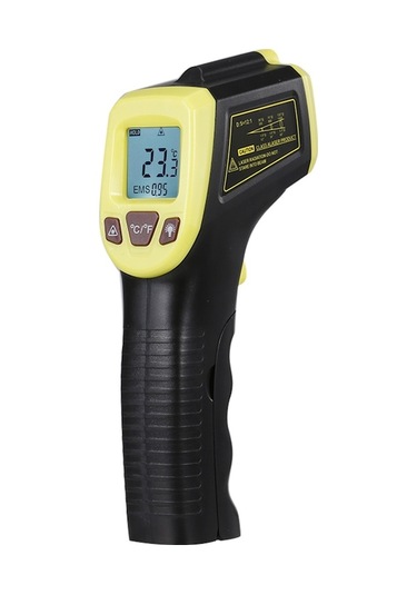 Endüstriyel Entegre Sıcaklık Ölçer Gm320s -50 C/+600 C Ayarı Plastik Vücut Sarı