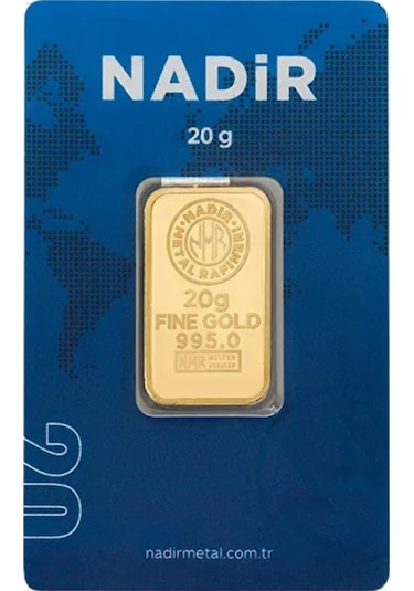 Nadirgold 20 Gr Külçe Altın