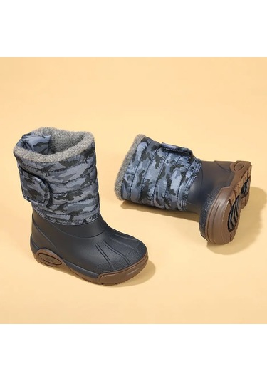 Igor Topo Ski Camo Erkek Çocuk Botu Lacivert