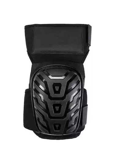 Samdoo Profesyonel Dizlik - Kaymaz Pvc Diz Pedi, İnşaat Ve Bahçe İşleri İçin Siyah