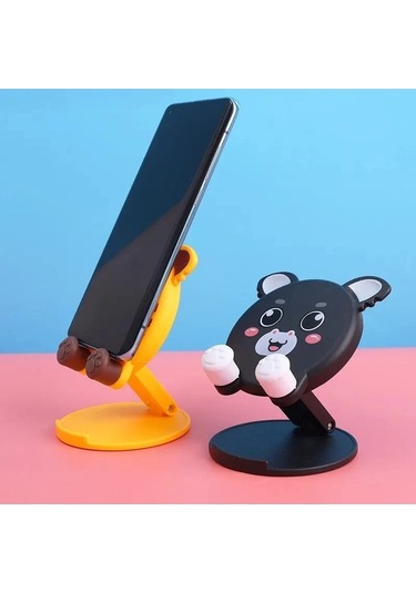 Tongxida İyi Yaratıcı Taşınabilir Cep Telefonu Standı, Pembe Renkli, Ayarlanabilir Açısı Ve Yüksekliği -